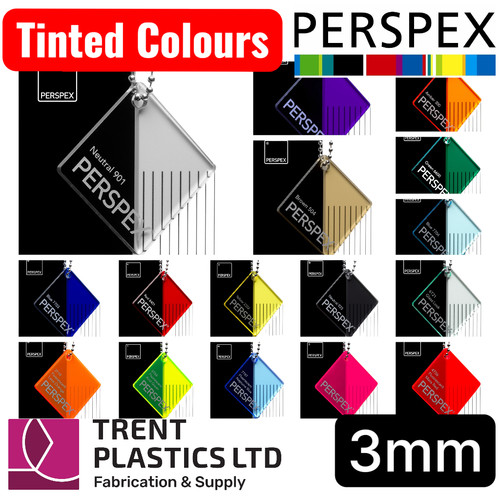 3mm tinted perspex acrylic - 3mm,