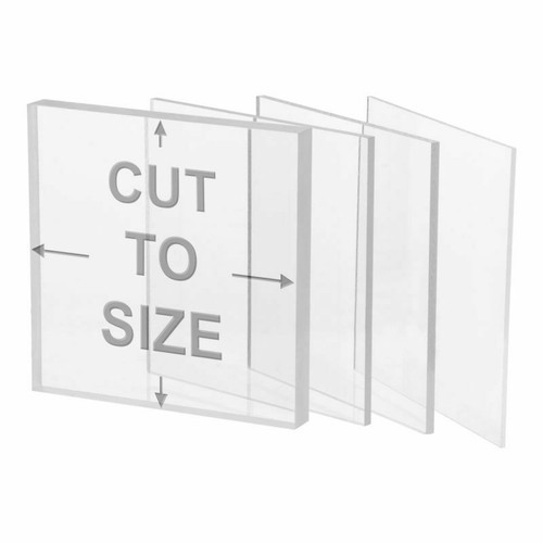 New clear acrylic sheets cut - new,