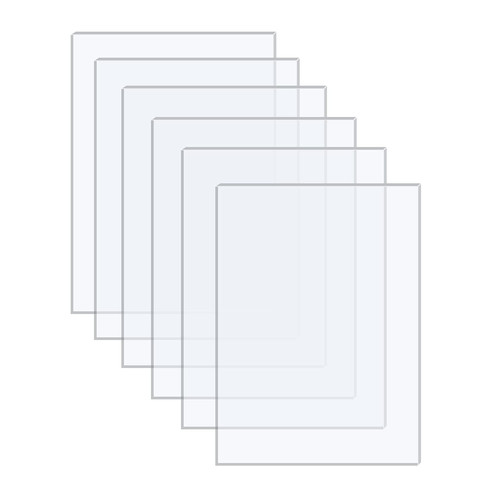 Pieces clear acrylic - 6,