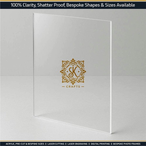 Clear acrylic perspex - perspex, plastic