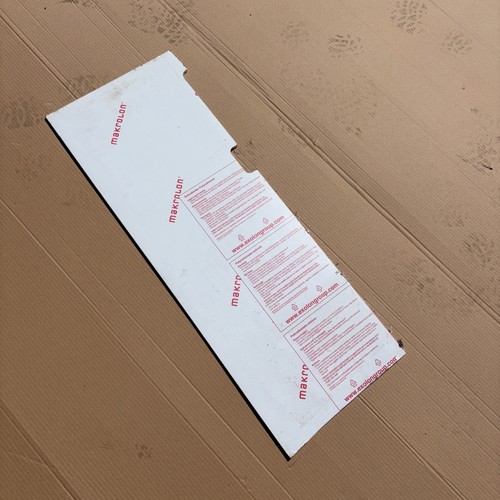8mm polycarbonate 860x280mm - 8mm,