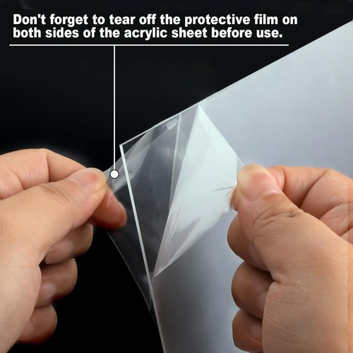 Clear acrylic perspex - clear, sheet